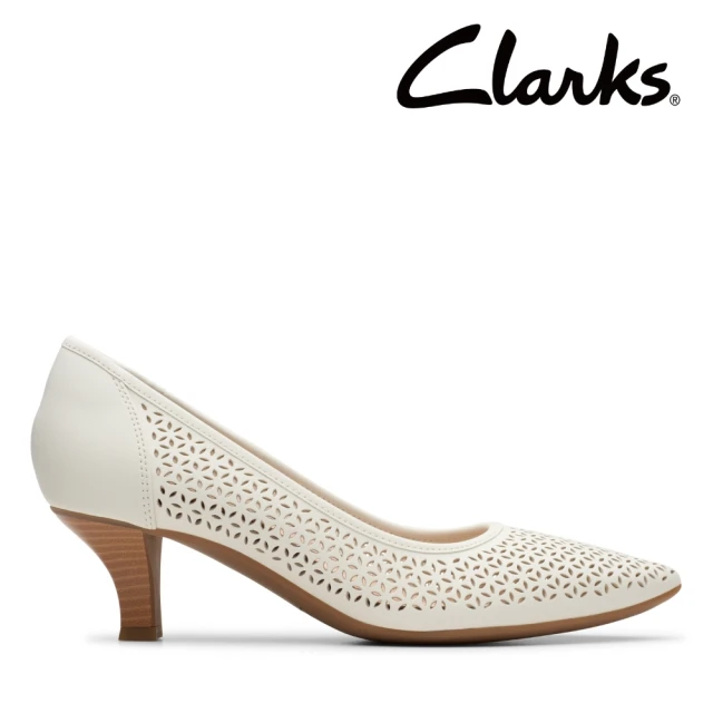 Clarks 女鞋 Kepley Sky 鏤空時尚尖頭高跟鞋(CLF81583D)