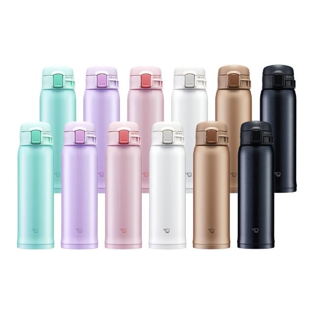 【ZOJIRUSHI 象印】買1送1 不鏽鋼彈開式保溫杯480ml+480ml(SM-SR48E+SM-SR48E)