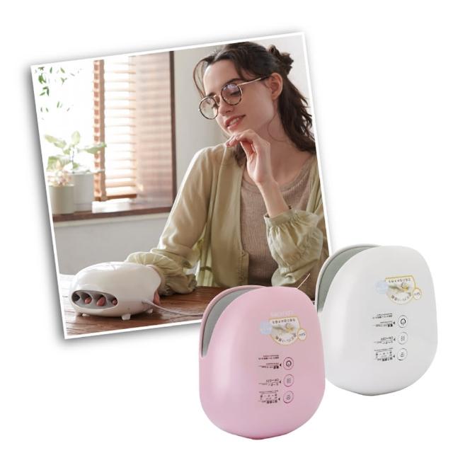 【日本ATEX官方旗艦館】Lourdes煥采溫熱手部按摩器AX-HPL1806(日本專利/新型站立款/二色)