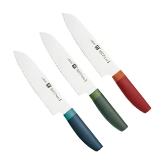【ZWILLING 德國雙人】Now S日式主廚三德刀18cm-3色任選/新舊包裝隨機出貨(德國雙人牌集團官方直營)