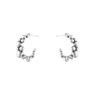 【Georg Jensen 官方旗艦店】MOONLIGHT GRAPES 開口式耳環(純銀 耳環)