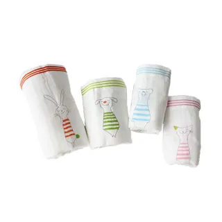 【KONTEX】日本製二層紗彩紋紗布巾(100% 日本製)