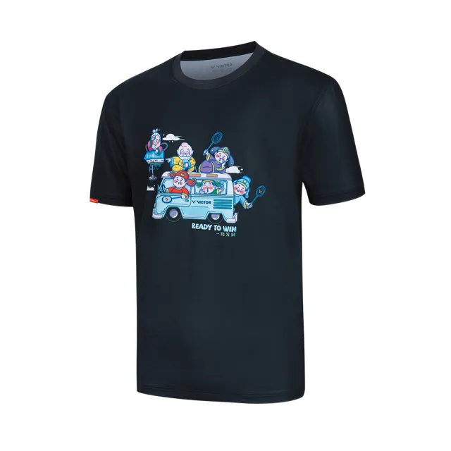 【VICTOR 勝利體育】2025 平步青雲系列 前方好運 T-shirt(T-501CNY C/D/I 黑/熔岩紅/柔情粉)
