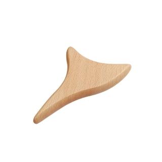 【安裡】櫸木按摩 刮痧板 三角雀 三角板(附精油 穴位圖 收納袋)