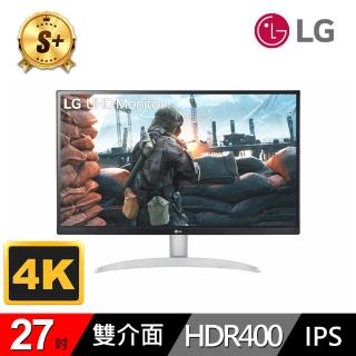 【LG 樂金】S+級福利品 27UP600-W 27型 IPS UHD 4K 16:9 60Hz 高畫質編輯螢幕(5ms/1200:1/HDR/HDMI/DP)