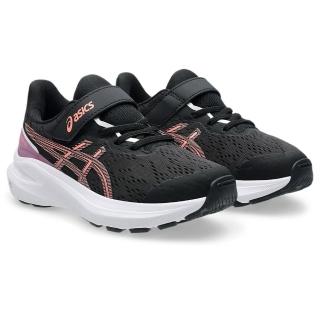 【asics 亞瑟士】運動鞋 童鞋 中童 兒童 魔鬼氈 GT-1000 13 PS 黑粉 1014A344-006