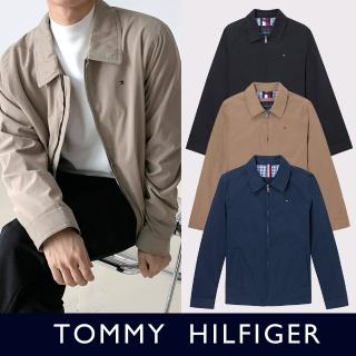 【Tommy Hilfiger】TOMMY 經典印刷小Logo保暖飛行夾克外套 上衣-多色組合(平輸品/保暖舒適)