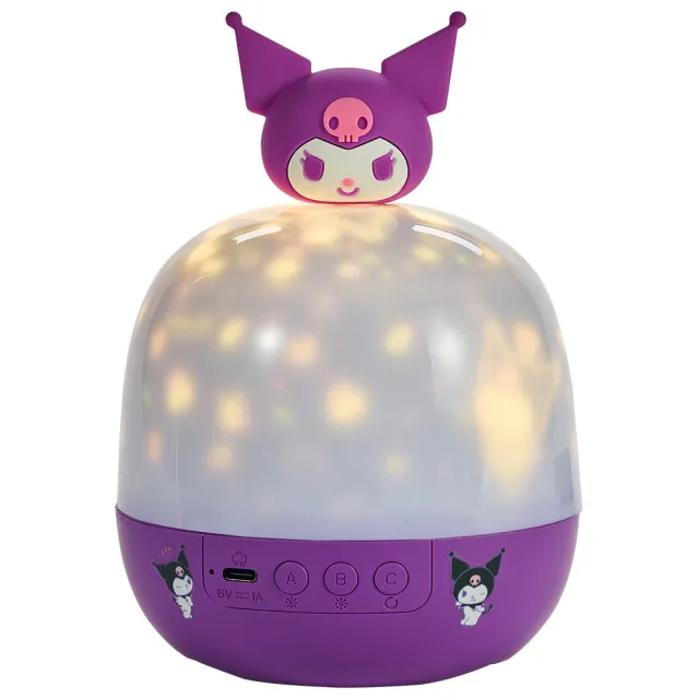 【SANRIO 三麗鷗】大耳狗 酷洛米 造型投影小夜燈 星空投影燈(兒童生日禮物氣氛燈 插電款)
