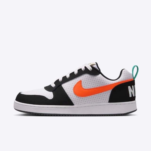 【NIKE 耐吉】Court Borough Low 女 運動休閒鞋 低筒 舒適 穿搭 黑 橘(FD9918-181)