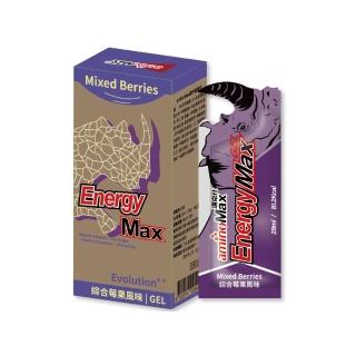 【AminoMax 邁克仕】EnergyMax犀牛能量包energy gel-綜合莓果風味 4包/盒 2盒入(能量包)