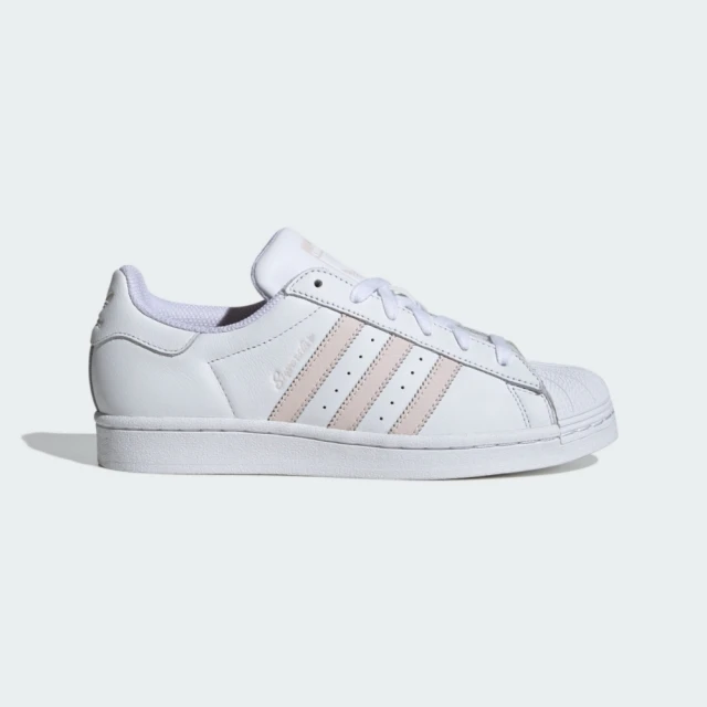 adidas 愛迪達 Superstar W 女 休閒鞋 經典 復古 三葉草 貝殼頭 皮革 百搭 穿搭 白粉(IE3001)