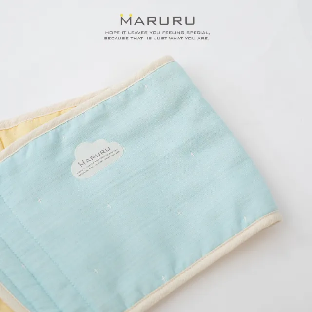 【MARURU】日本六層紗 嬰童肚圍(2-6歲) 夏日檸檬黃M 寶寶肚圍/純棉肚圍/睡覺肚圍
