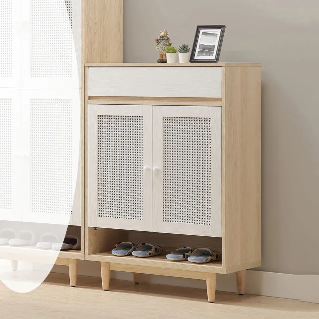 【MUNA 家居】星也2.7尺秋楓鞋櫃/S-662(鞋櫃 櫥櫃 櫃子 收納)