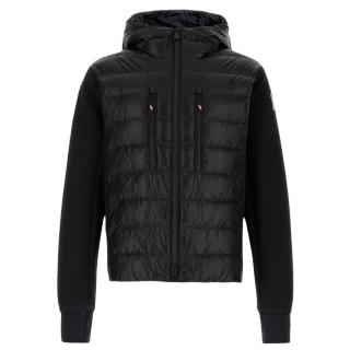 【MONCLER】秋冬新款 男款 前襟羽絨拼接外套-黑色(2號USA-M、3號USA-L、4號USA-XL、5號USA-XXL)
