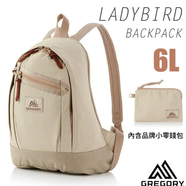 Gregory LADYBIRD BACKPACK XS 6L 超輕多功能迷你後背包+手挽袋(131372-1775 沙色)