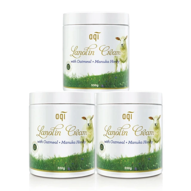 Jollyard 潔麗雅 綿羊油極潤潤膚霜(550g*三瓶)