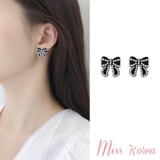 【MISS KOREA】韓國設計氣質珍珠立體蝴蝶結造型夾式耳環(無耳洞耳環 耳夾 夾式耳環)