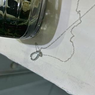 【MOON MOON ACC.】｜純銀項鍊 925｜纏繞 ‧ 繩結 毛衣鏈頸鏈鎖骨鏈 單只販售(氣質優雅)