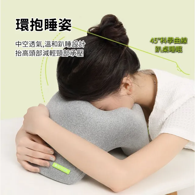 【ANTIAN】多功能U型午睡枕 辦公室舒適防手麻午睡趴趴枕 趴睡枕 學生午休枕頭 開學季