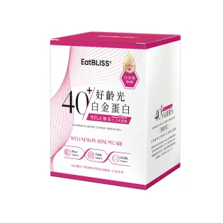 【EatBLISS 益比喜】好齡光白金蛋白 大豆異黃酮plus 奶素(10包/盒 骨骼+肌肉+保護力.優蛋白.高鈣600mg)