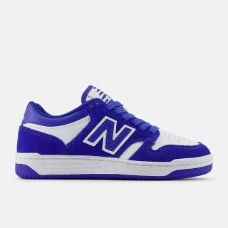 【NEW BALANCE】男女 復古鞋 運動 經典 NB 480 休閒 D楦 簡約 俐落 穿搭 白藍(BB480LWH)