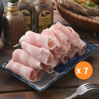 【小嚼士】頂級松阪豬肉片 500g 買4送3/共7包(火鍋肉片 燒肉片 烤肉片 冷凍豬肉 霜降豬肉 豬頰肉 豬肉片)