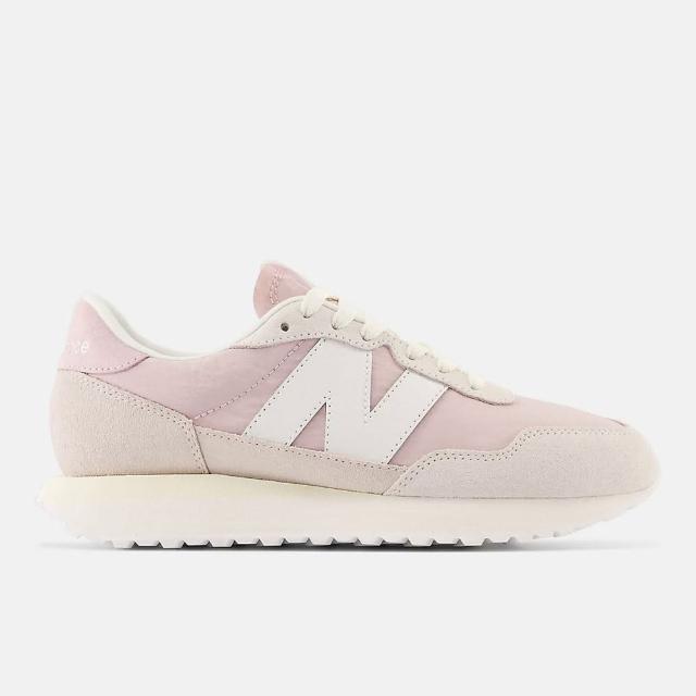 【NEW BALANCE】女 休閒鞋 運動 復古 237系列 B楦 緩震 舒適 簡約 穿搭 海鹽粉(WS237PH)