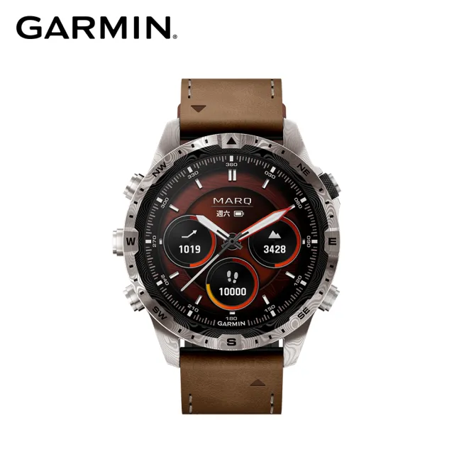 【GARMIN】MARQ Gen 2 非凡時刻系列 Adventurer探險者 - 大馬士革鋼典藏版