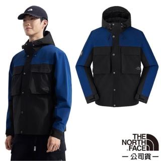 【The North Face】男女 YOTS M66 RIPSTOP RAIN JACKET 防水透濕連帽外套.夾克.風衣(8CAW-5T5 海域藍)
