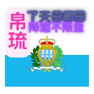 【星光卡  STAR SIM】帛琉上網卡7天8GB降速不限量總(旅遊上網卡 帛琉 網卡)