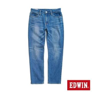 【EDWIN】男裝 加大碼 RED LABEL 365 丹寧中直筒牛仔褲(中古藍)