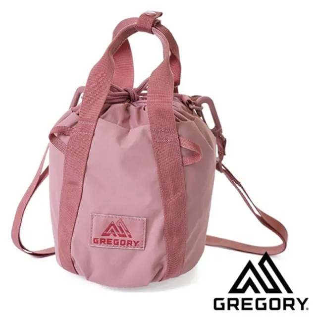 【Gregory】LADYBIRD MINI 3L 輕量抗撕裂兩用圓筒型水桶包.隨身提袋/附鑰匙鉤環(140955 玫瑰粉)