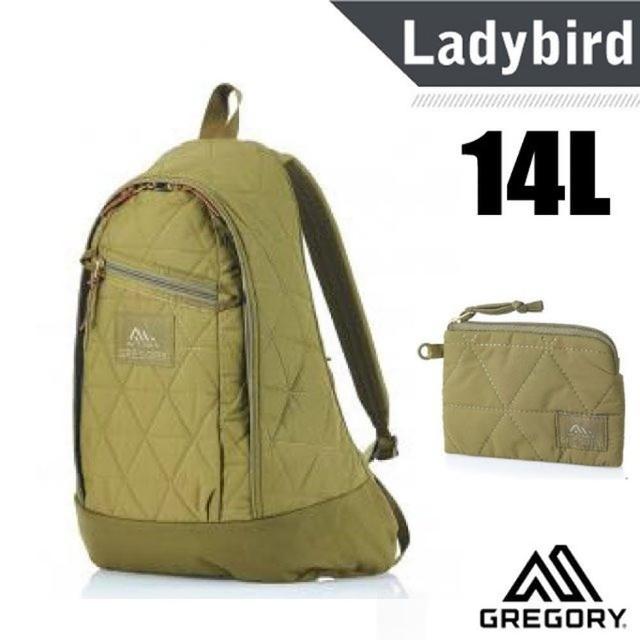 【Gregory】LADYBIRD BACKPACK 14L 多口袋後背包+手挽袋/鑰匙勾環+暗袋口袋(131371-425E 鼠尾草綠)