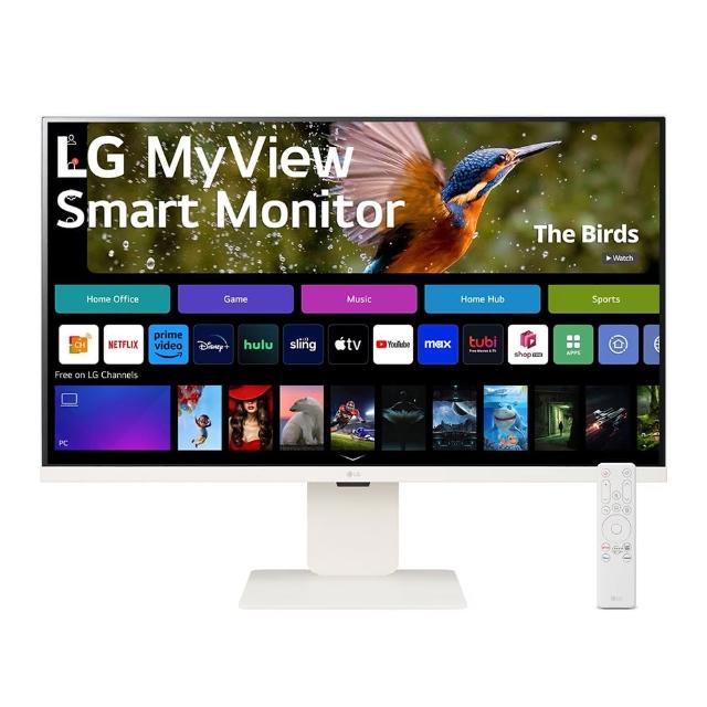 【LG 樂金】S+級福利品 32SR83U-W 32型 4K IPS 16:9智慧聯網螢幕(搭載 webOS/IoT 操控/AirPlay 2/視訊支援)
