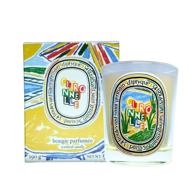 Diptyque Citronnelle 檸檬草香氛蠟燭190g(限量包裝 平行輸入)