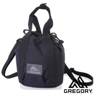 【Gregory】LADYBIRD MINI 3L 輕量抗撕裂兩用圓筒型水桶包.隨身提袋/附鑰匙鉤環(140955 時尚黑)
