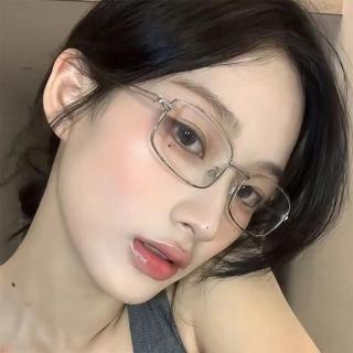 【KT DADA】窄框眼鏡 小鏡框 金絲眼鏡 氣質眼鏡 小臉神器 附眼鏡盒 禮物 銀框眼鏡 復古眼鏡
