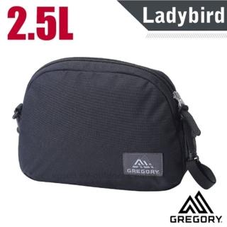 【Gregory】LADYBIRD CROSSBODY 多用途休閒時尚肩揹包2.5L 可調節肩帶.手提包(140954 時尚黑)