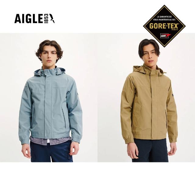 【AIGLE】男 GORE-TEX 防水透氣外套AG-4P127 2色(男外套 防水透氣外套 Goretex)