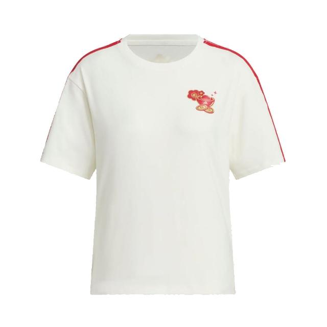 【adidas 愛迪達】圓領短袖T恤 運動 休閒 CW SS TEE 女 - JW6664