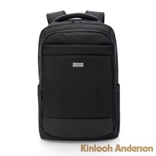 【Kinloch Anderson】Alfred 前袋拉鍊商務後揹包(自信黑)