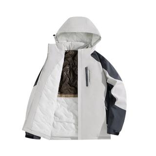 【米蘭精品】現貨+預購 衝鋒衣防風夾克(石墨烯防水保暖運動男女外套8色74jd83)