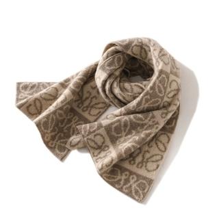 【米蘭精品】現貨+預購 圍巾羊毛披肩(拼色小花親膚圍巾男女配件74jr13)
