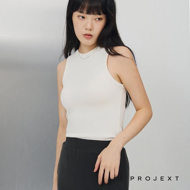 【PROJEXT】柔膚感挖洞削肩背心 莫代爾/親膚柔軟/吸濕透氣(Tenderism Tank Top)