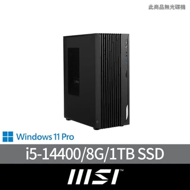 【MSI 微星】14代i5 十核電腦(PRO DP180 14-274TW/i5-14400/8G/1TB SSD/W11P)