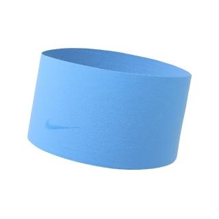 【NIKE 耐吉】頭帶 Fury Elevate 藍 速乾 寬版 微毛絨 運動 籃球 健身 網球 髮帶(N101171242-1OS)