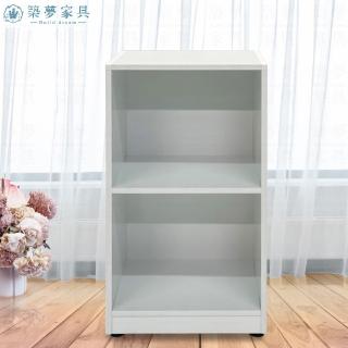 【Build dream 築夢傢俱】1.3尺 防水塑鋼傢俱 二層開放式 塑鋼置物櫃 收納櫃 深度31cm
