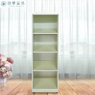 【Build dream 築夢傢俱】1.3尺 防水塑鋼傢俱 四層開放式 塑鋼置物櫃 收納櫃 深度40cm