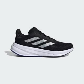 【adidas 愛迪達】Response Super 女 慢跑鞋 運動鞋 跑鞋 緩震 黑 銀(JI4299)