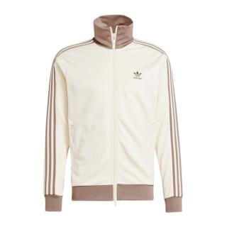 【adidas 愛迪達】Classic TT 男 立領外套 運動外套 休閒穿搭 經典 復古 米白 淺棕(JP2522)